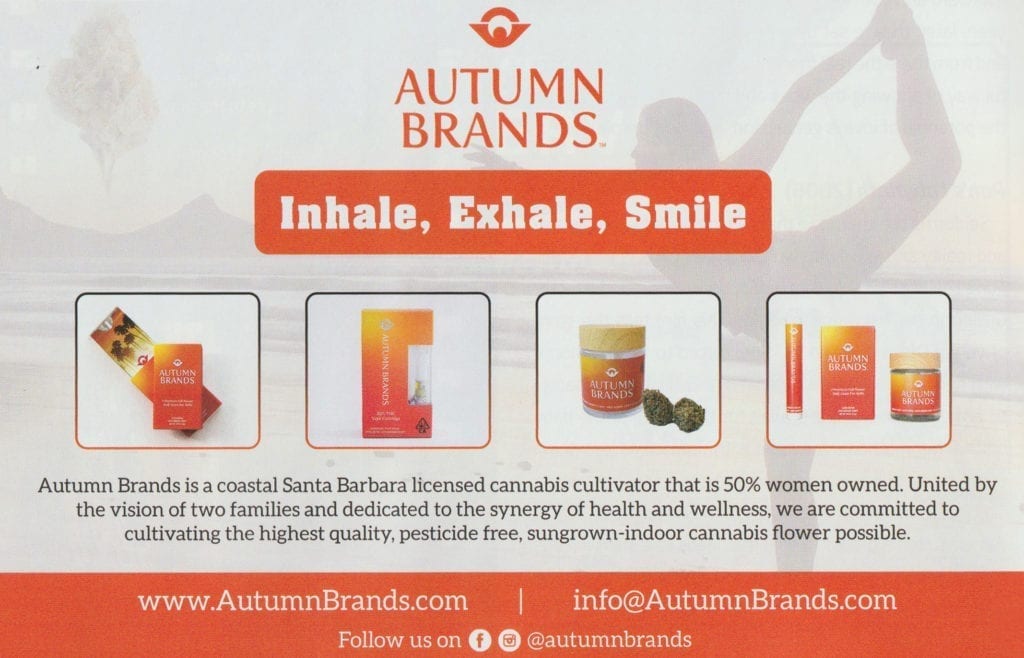Autumn Brands in Sensi Mag – Oct. 2019